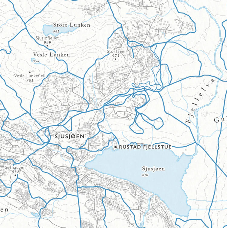 Skikart Sjusjøen