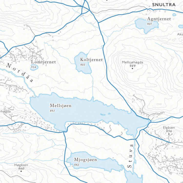 Skikart Sjusjøen