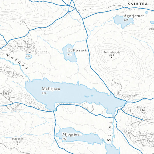 Skikart Sjusjøen