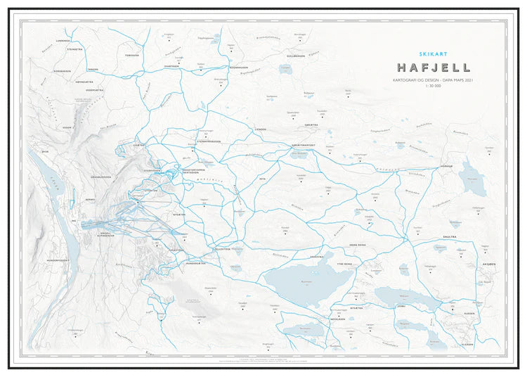 Skikart Hafjell