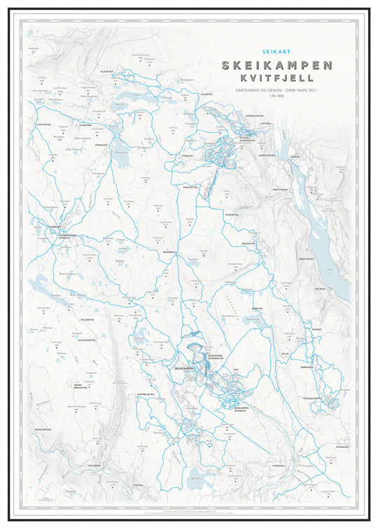 Skikart Skeikampen - Kvitfjell