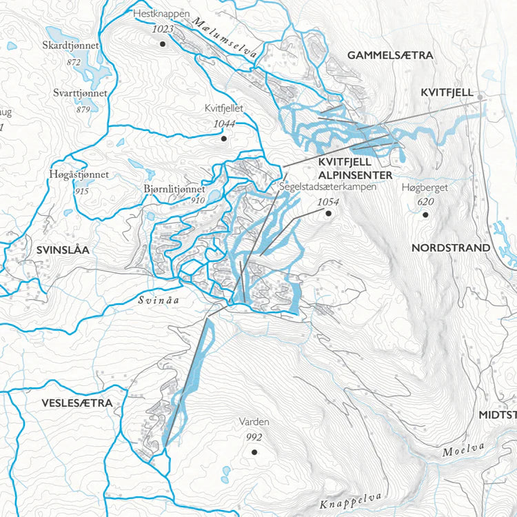 Skikart Skeikampen - Kvitfjell
