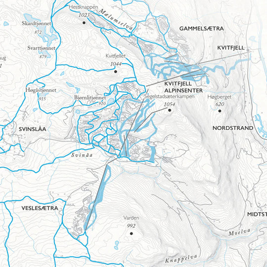 Skikart Skeikampen - Kvitfjell